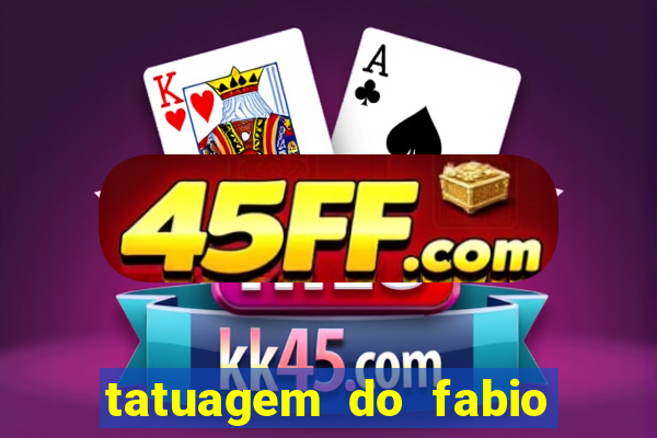 tatuagem do fabio goleiro do cruzeiro